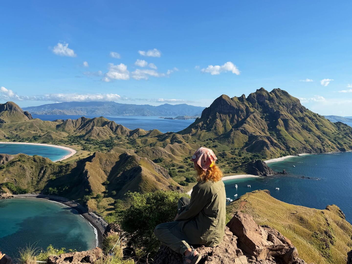 Komodo Nationalpark von oben