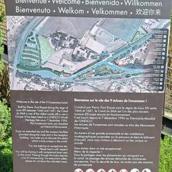 Infotafel zur Schleusentreppe