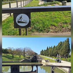 Schleusentreppe von 1676, immer noch in Betrieb