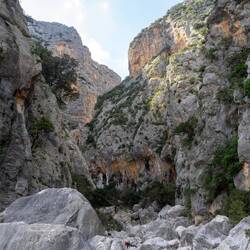 Ab geht's in die Schlucht