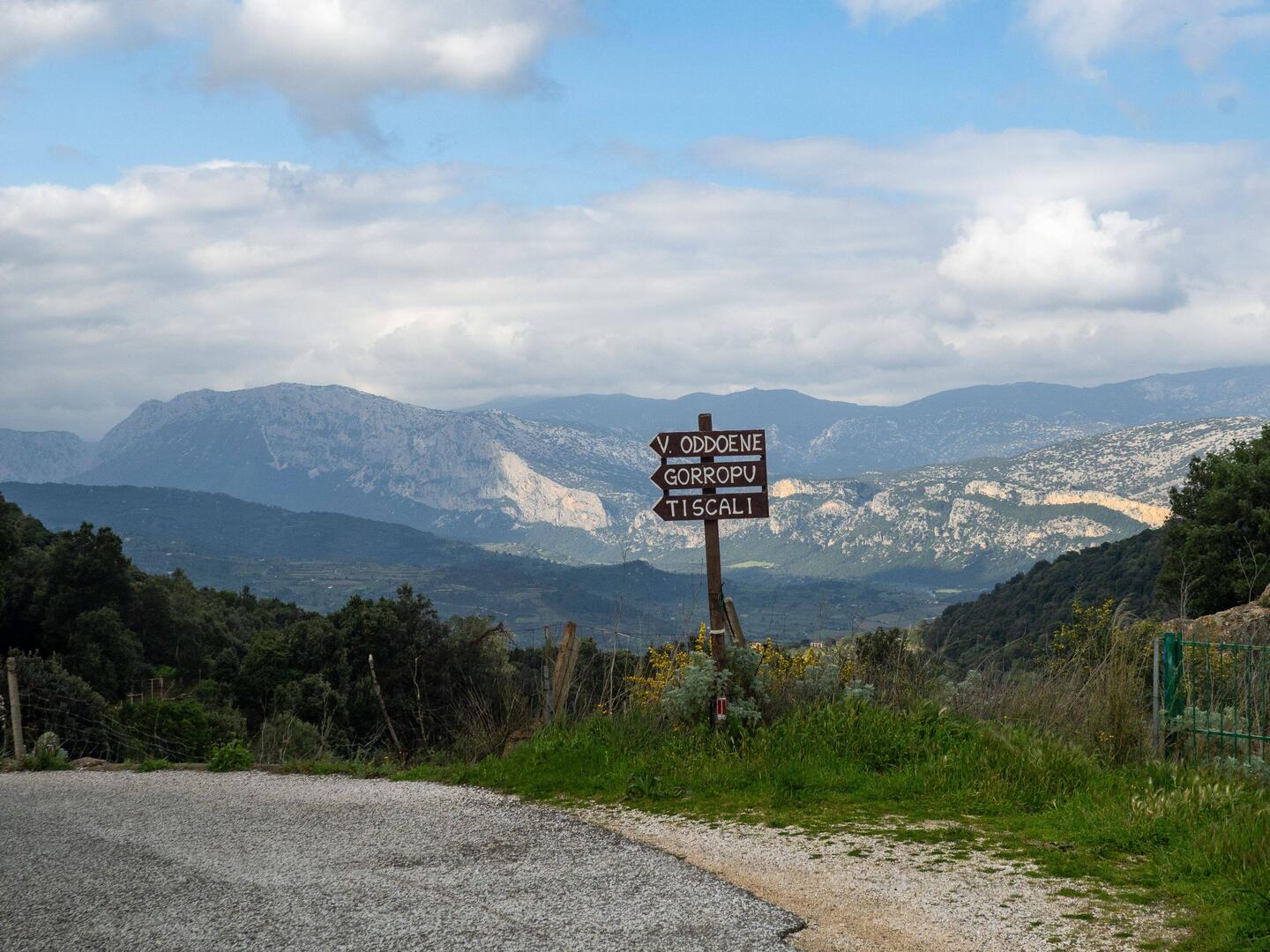 Los geht's zum Parkplatz