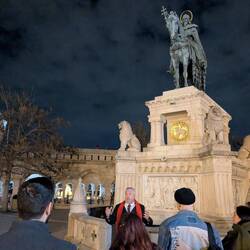 St. Stephen, who brought Christianity to Hungary.