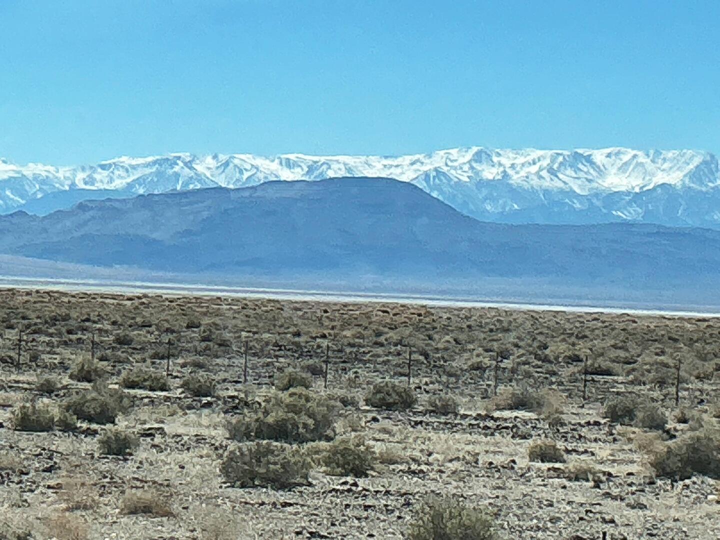 White Mountains to the West