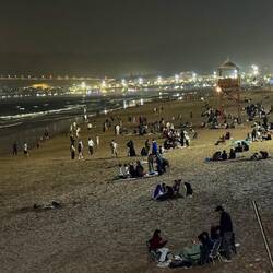 Kaum was los am Strand 😜