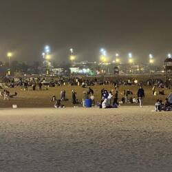 Kaum was los am Strand um 19:50 Uhr 🤣