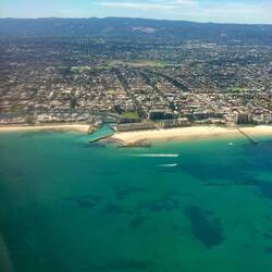 Glenelg from the plane