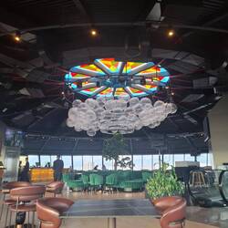 Ruota a 360° e permette di vedere tutta la città dall'alto