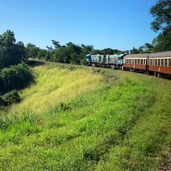 Steep climb up the range