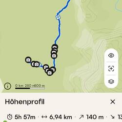 Einen Weg gab es auch bei Komoot nicht