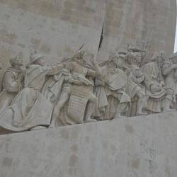 Entdeckerdenkmal, mit Heinrich dem Seefahrer an der Spitze