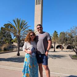 Just a couple Gaucho alums on campus