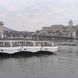 The 3 Vikings tied up side-by-side (we're on the outside since we leave tonight).