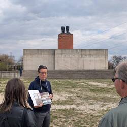 Replica of former Stalin statue.