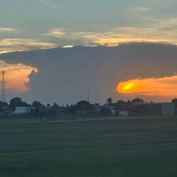 Dramatic sunset João Pessoa