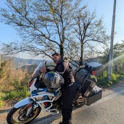 Auf dem Pass kurz vor Genua