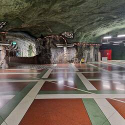 Auch hier in der Tunnelbana