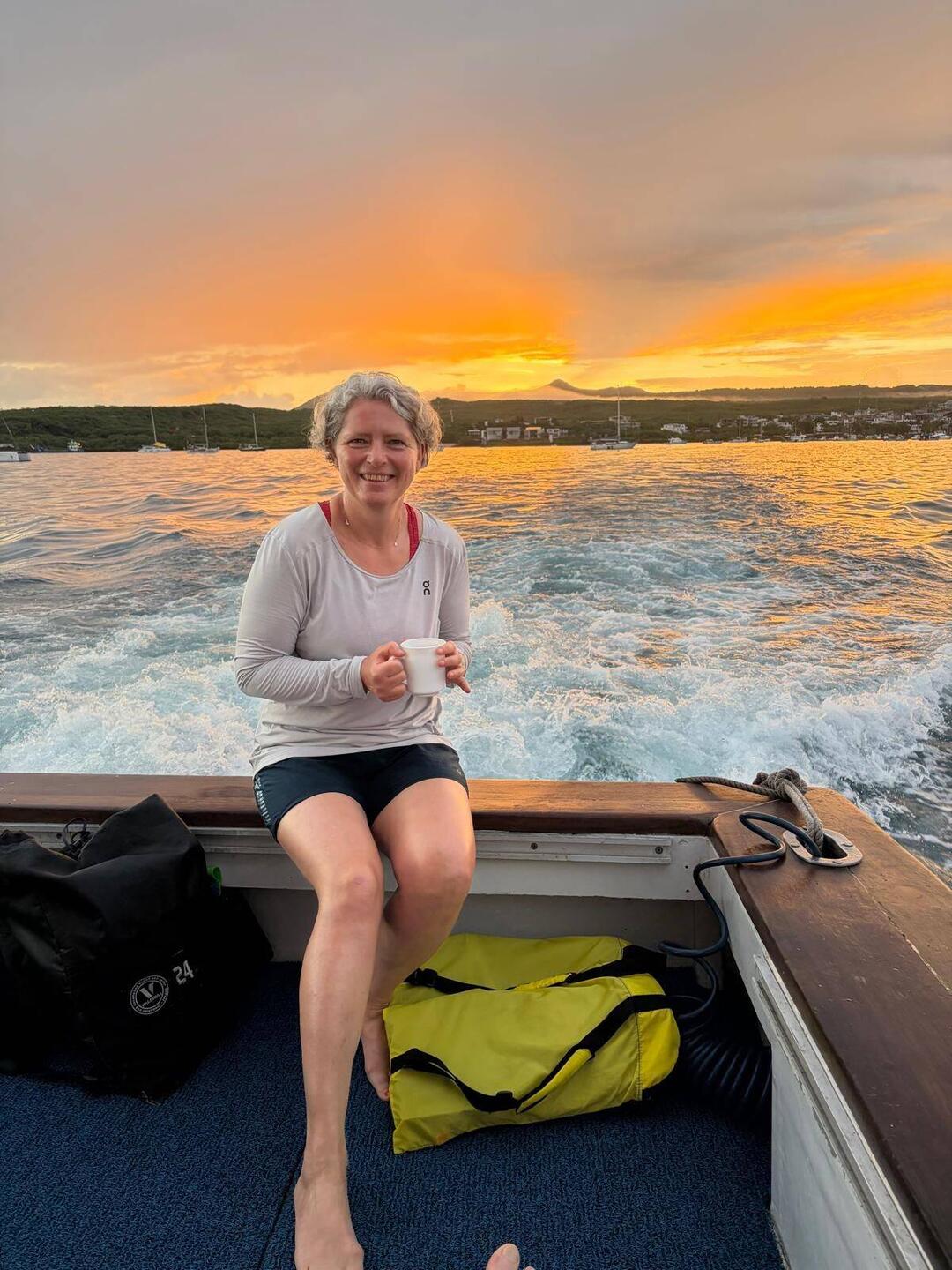 Start um 6 mit einem Kaffee