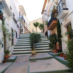 Schöne Gassen in Calp