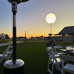 Sunset views at dinner 🌅