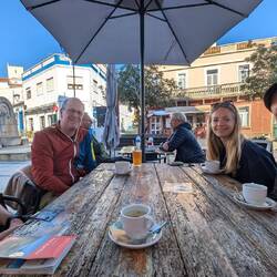 Morgens, kurz bevor wir Lisa verabschieden. Danach kam der Anruf.