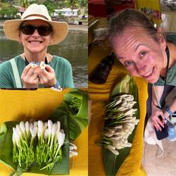 We were given one of these very fragrant flowers when we arrived