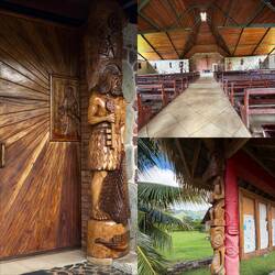 All these carvings came from ONE tree