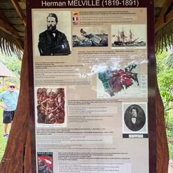 Herman Melville lived in the Taipivai Valley for about a month