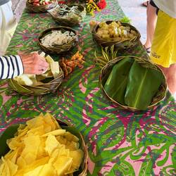 Lots of delicious items for us to taste