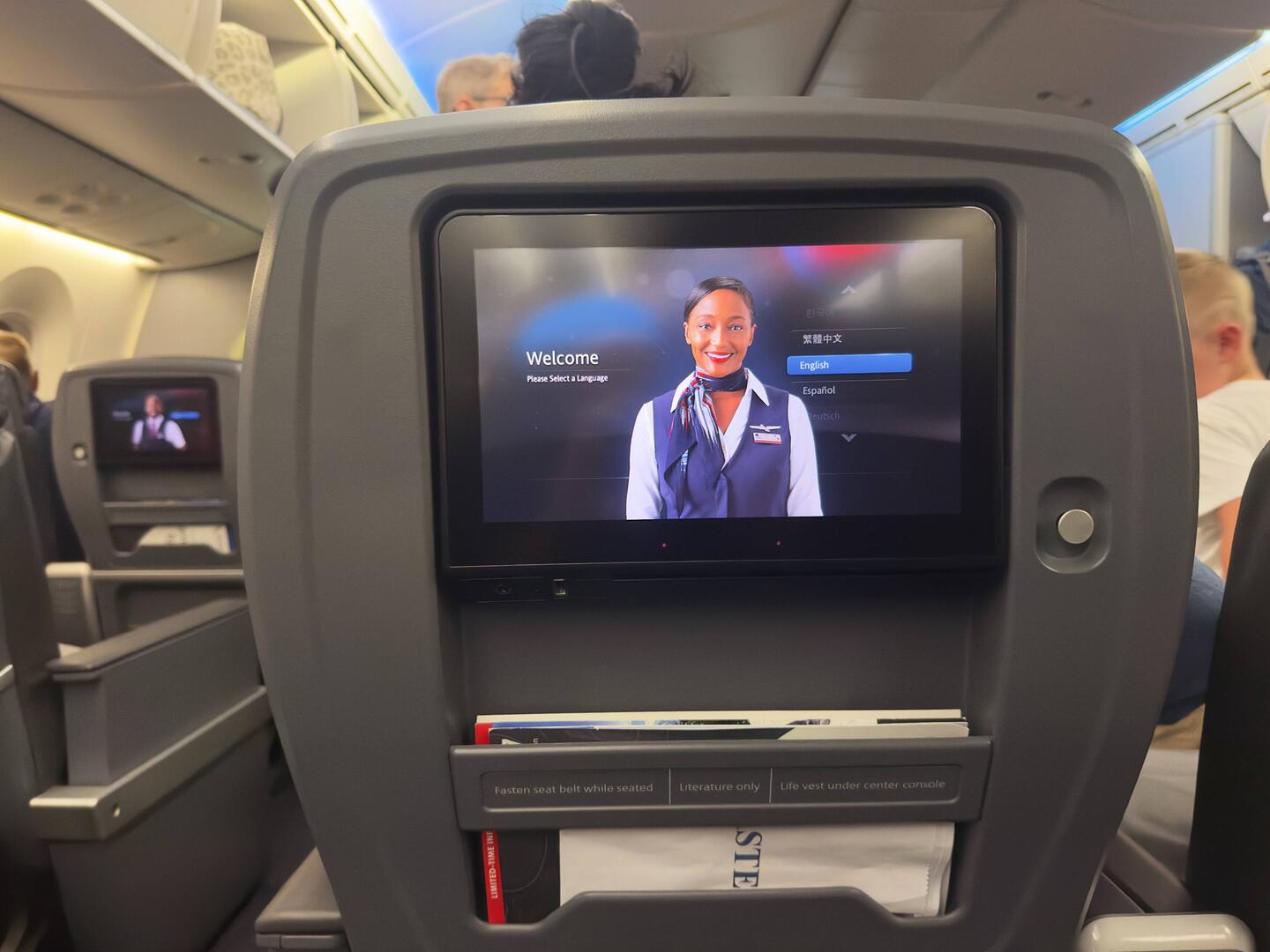 My seat on AA694. I didn't take more shots because the cabin was already semi-boarded.