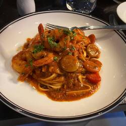 John - prawn linguini.