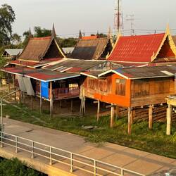 Stilt houses on the outskirts of Ayutthaya