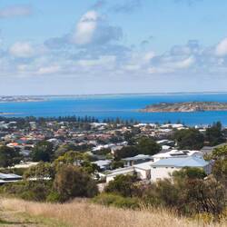 Blick auf Victor Harbour und Granite Islands