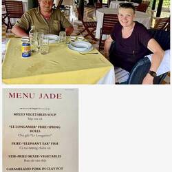 Mittagessen zum Abschluss der Mekong Bootstour