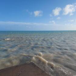 Da in die Richtung liegt Havanna.