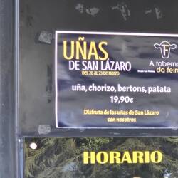 The special meal for the pigs feet festival!