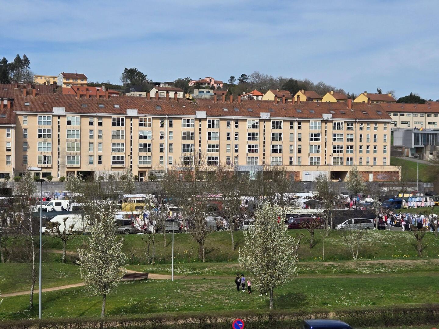 A little open air market was going on in the parking lot Wednesday.