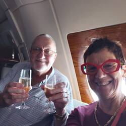 Cheers for a safe passage to Paris