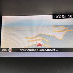 Kurven im Navidisplay