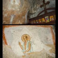 Photo from website of bald Jesus in Buddhist Robes