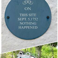 The Morgan owner has a sense of humor.