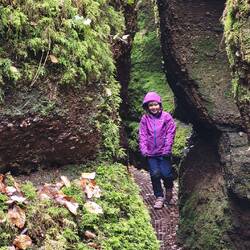 Die Drachenschlucht, 63 cm an der engsten Stelle