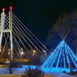 Der Grenzübergang nach Norwegen in Utsjoki