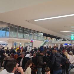 Small blue helmet - can you spot it, that's Dave