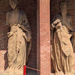 Disciples taken down off the church in the 1850s.