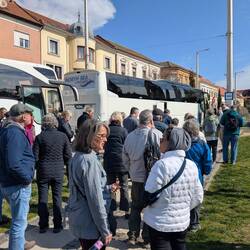 Ugh, part of one of those giant tour buses.
