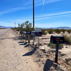 Desert Post Boxes