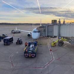 N129HQ waiting to operate to JFK as AA4401.