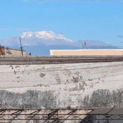 Iztaccihuatl from our rooftop