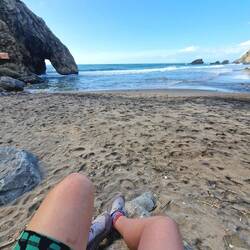 scho z erschte mou chille bim Secklä