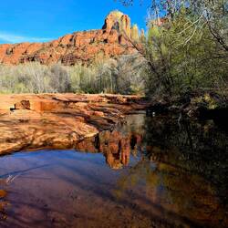 Cathedral Rock from Crescent Moon Ranch